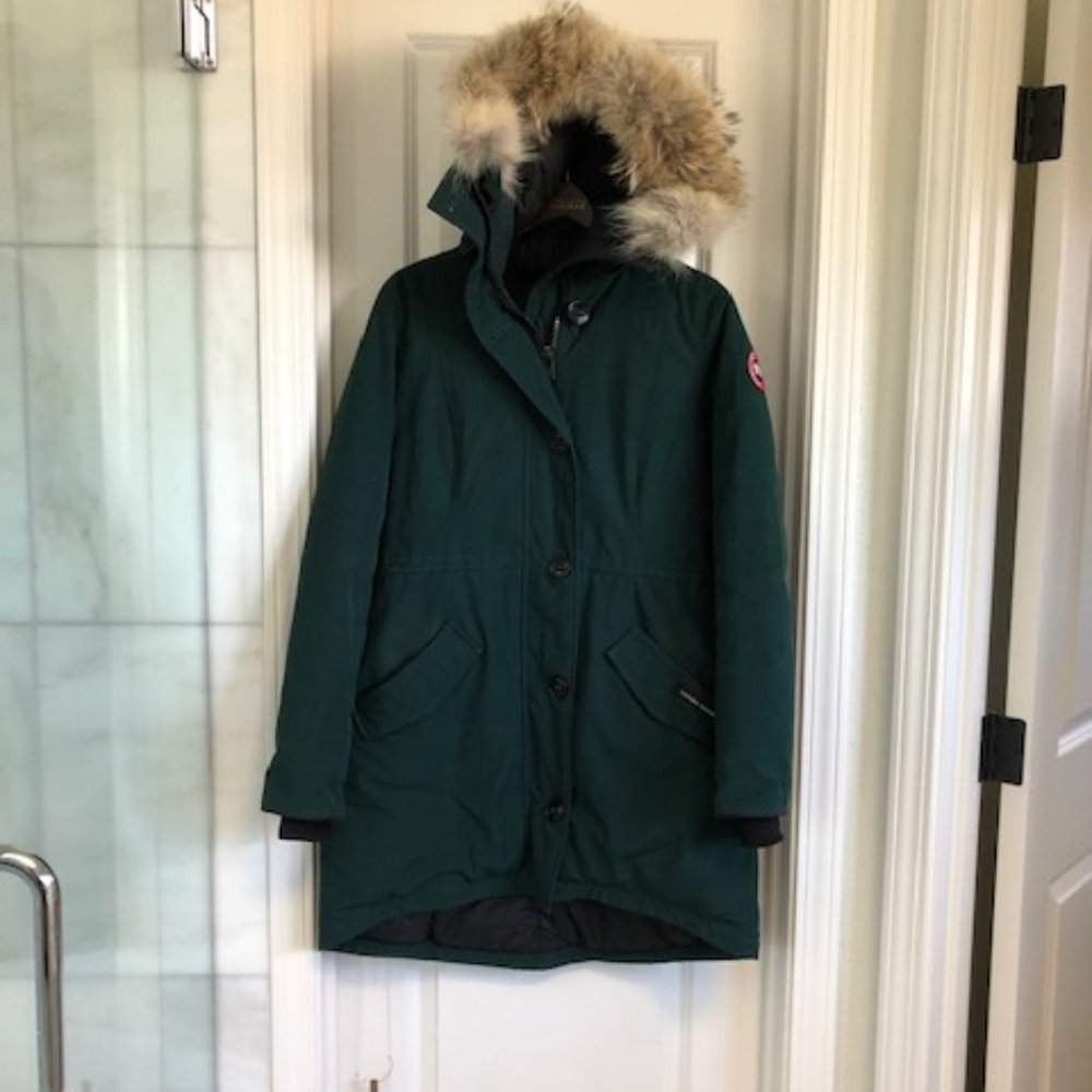 Canada Goose Rossclair Green Parka Size Medium